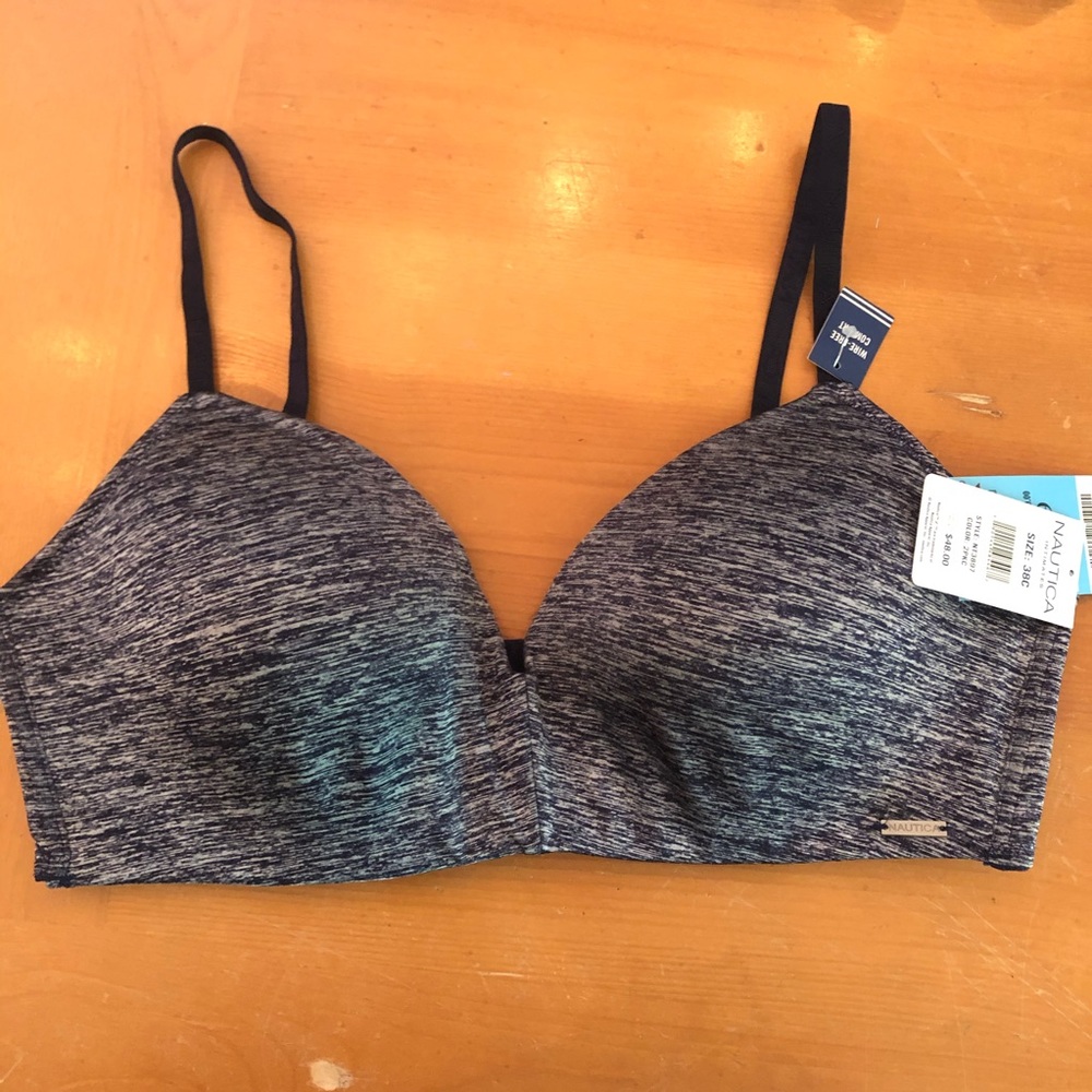Nautica Grey Padded Bra No Wire